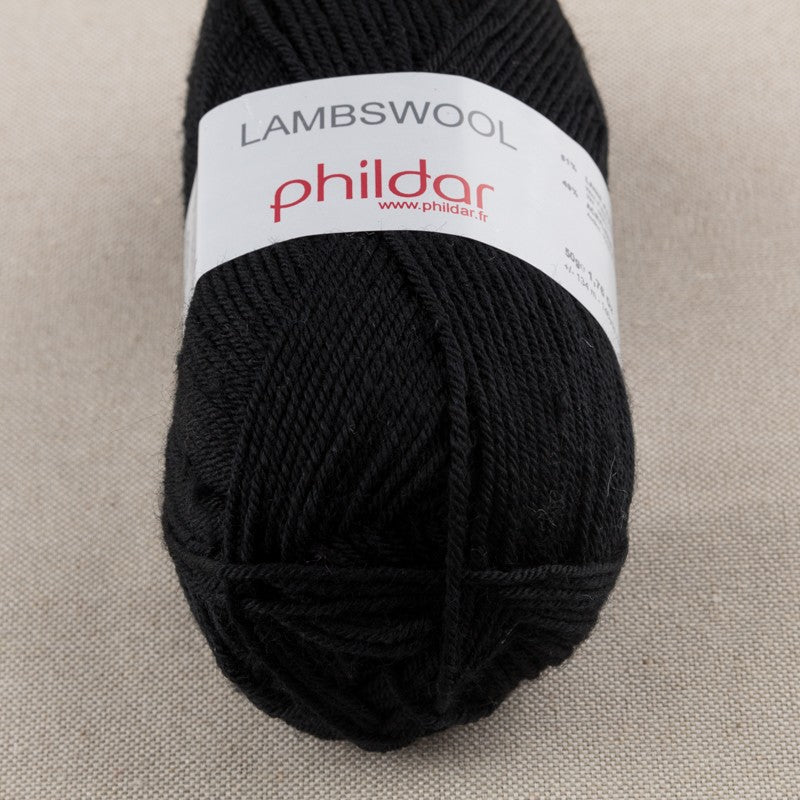 Phildar Lambswool Schwarz - Ribes y Casals