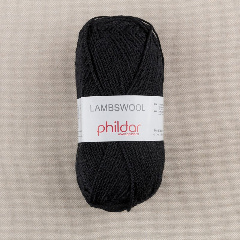 Phildar Lambswool Schwarz - Ribes y Casals