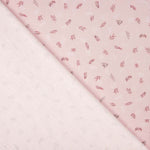 Piqué Cotton Fabric Herringbone Pink - Verschiedene Größen x Breite von 150 cm - Ribes y Casals
