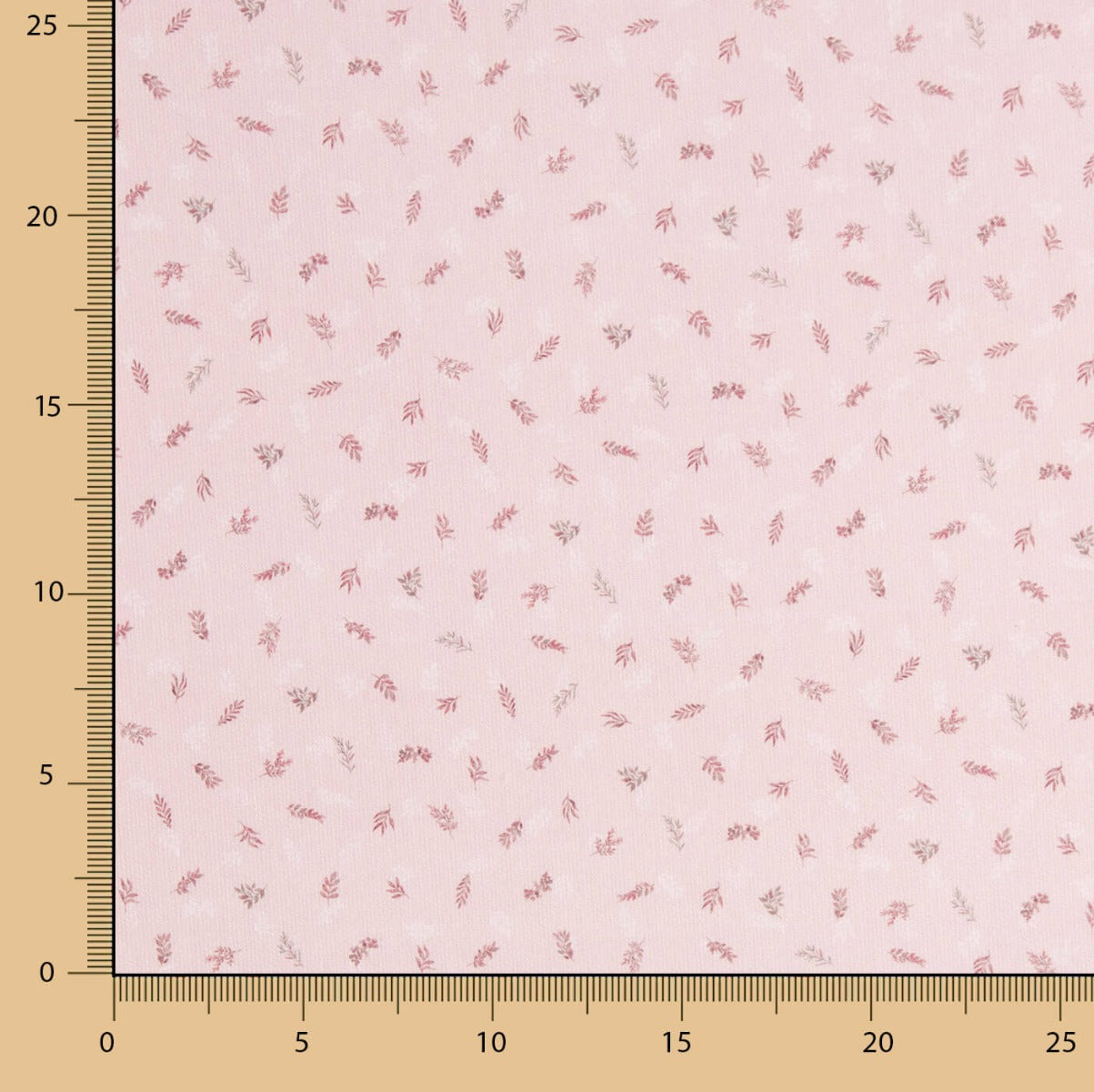 Piqué Cotton Fabric Herringbone Pink - Verschiedene Größen x Breite von 150 cm - Ribes y Casals