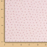 Piqué Cotton Fabric Herringbone Pink - Verschiedene Größen x Breite von 150 cm - Ribes y Casals