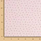 Piqué Cotton Fabric Herringbone Pink - Verschiedene Größen x Breite von 150 cm - Ribes y Casals