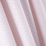 Piqué-Wellen-Stickerei Rosa - Ribes y Casals