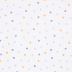 Piqué Canutillo Polka Dots Blau - Ribes y Casals
