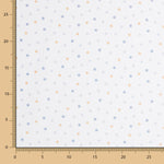 Piqué Canutillo Polka Dots Blau - Ribes y Casals