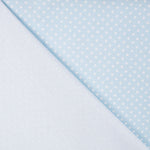 Piqué Canutillo Polka Dots Blau - Ribes y Casals