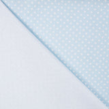 Piqué Canutillo Polka Dots Blau - Ribes y Casals