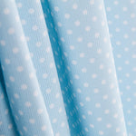 Piqué Canutillo Polka Dots Blau - Ribes y Casals