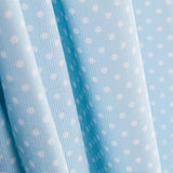 Piqué Canutillo Polka Dots Blau - Ribes y Casals