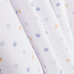 Piqué Canutillo Polka Dots Blau - Ribes y Casals