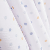 Piqué Canutillo Polka Dots Blau - Ribes y Casals
