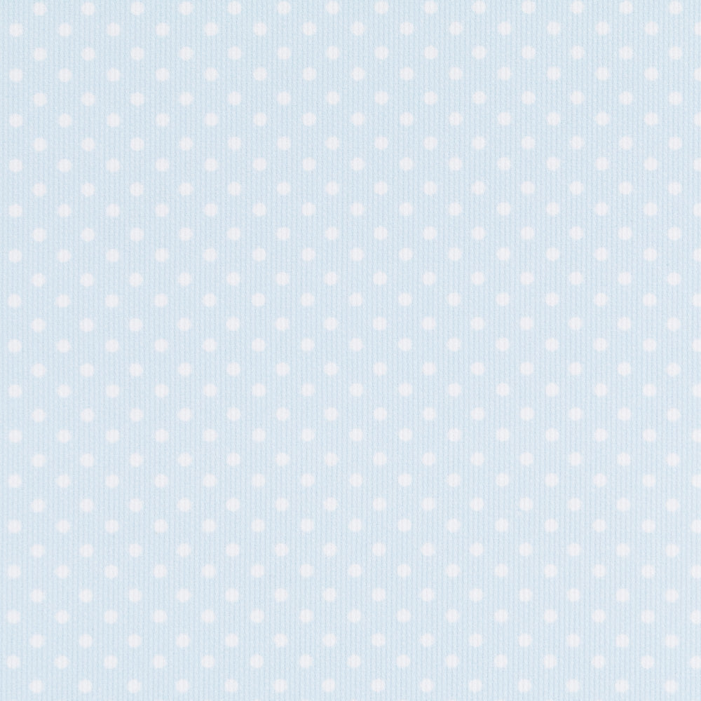 Piqué Canutillo Polka Dots Blau - Ribes y Casals