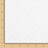 Piqué Canutillo Polka Dots Orange - Ribes y Casals