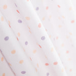 Piqué Canutillo Polka Dots Orange - Ribes y Casals