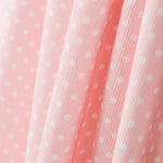 Piqué Canutillo Polka Dots Rosa - Ribes y Casals