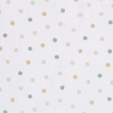 Piqué Canutillo Polka Dots Grün - Ribes y Casals
