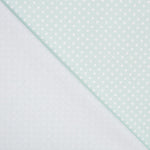 Piqué Canutillo Polka Dots Grün - Ribes y Casals