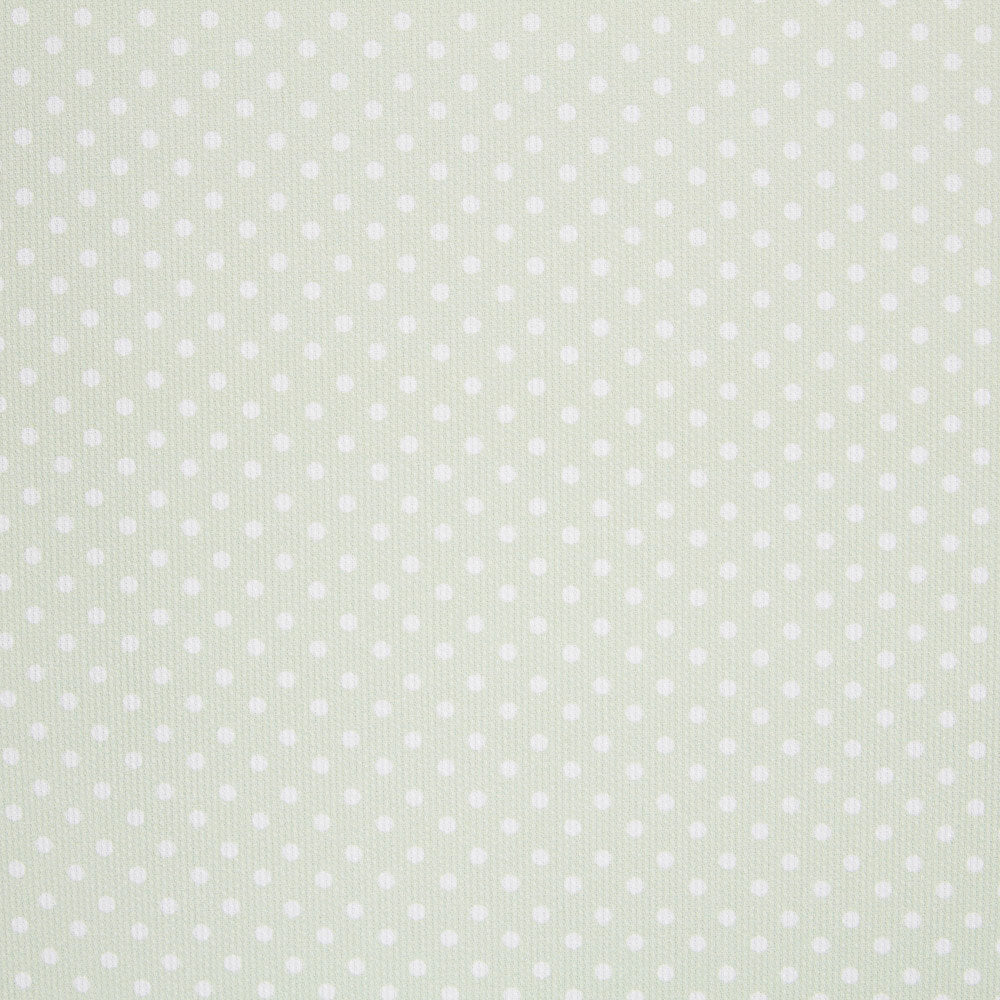Piqué Canutillo Apfelgrün Polka Dots - Ribes y Casals