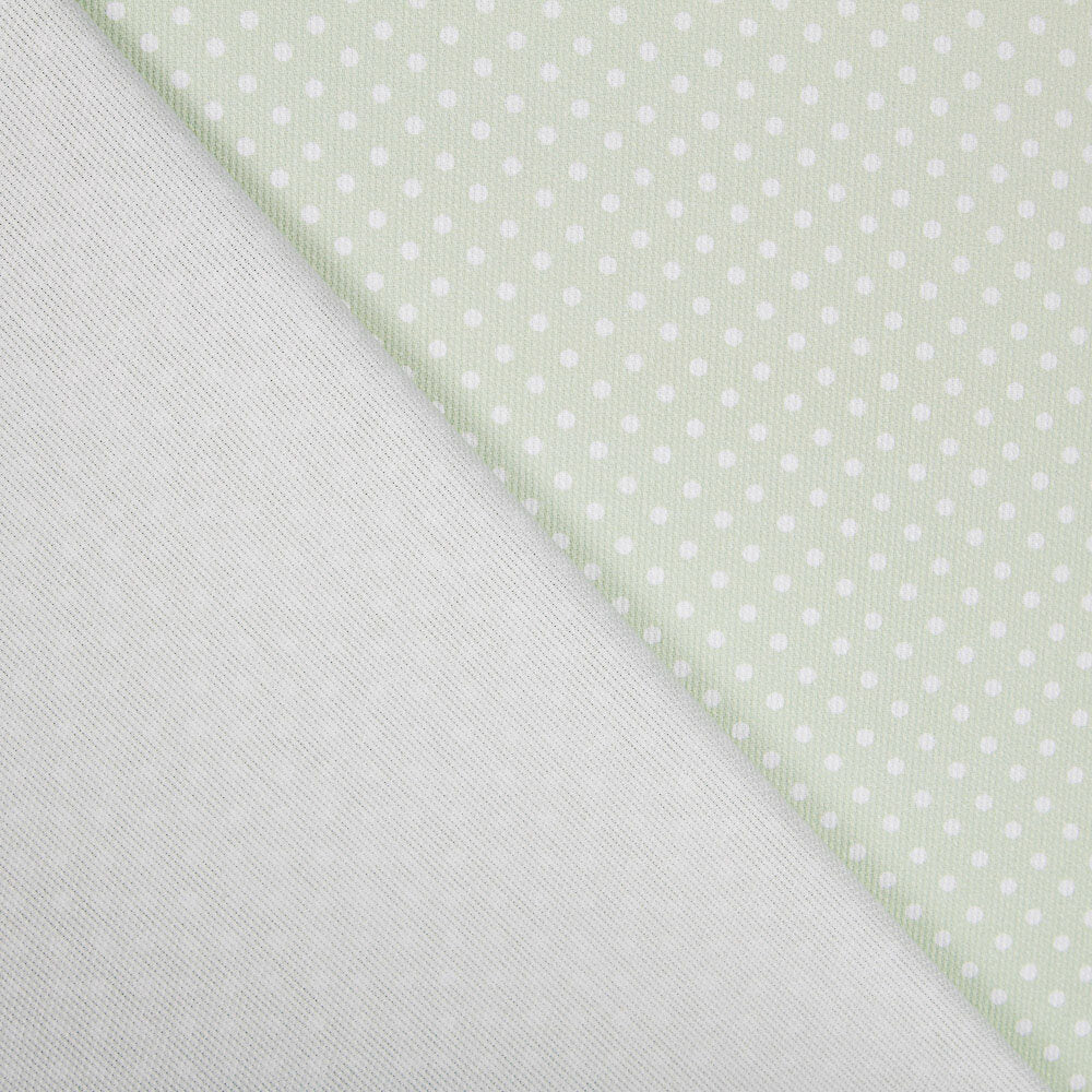 Piqué Canutillo Apfelgrün Polka Dots - Ribes y Casals
