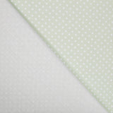Piqué Canutillo Apfelgrün Polka Dots - Ribes y Casals