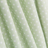 Piqué Canutillo Apfelgrün Polka Dots - Ribes y Casals