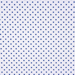 Blau gepunktetes bedrucktes Piqué - Ribes y Casals
