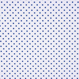 Blau gepunktetes bedrucktes Piqué - Ribes y Casals