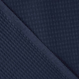 Piqué-Waffel-Stoffrest Basic Marineblau – verschiedene Maße x Breite 150 cm - Ribes y Casals