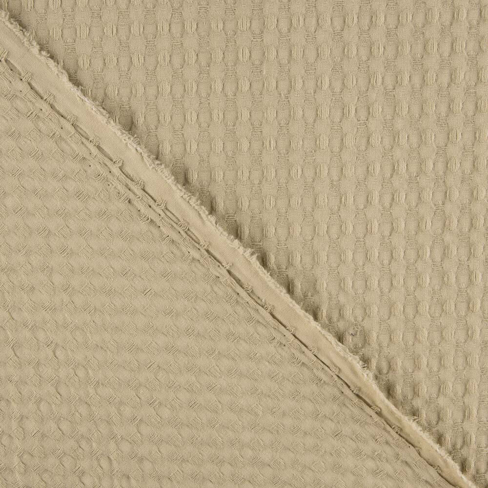 Waffelpiqué Maxi Beige Sand - Ribes y Casals