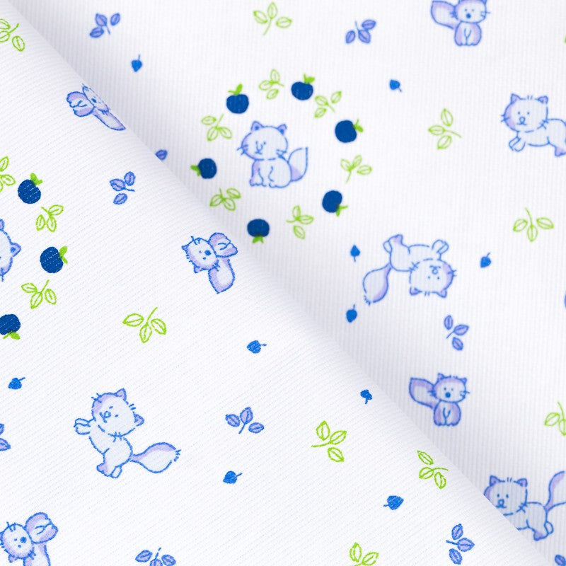 Piqué Canutillo Kätzchen Blau - Ribes y Casals