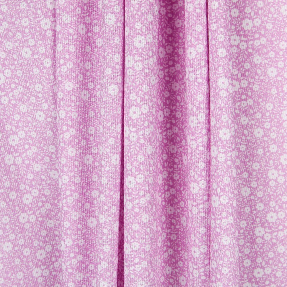 Piqué Fuchsia Blumen - Ribes y Casals