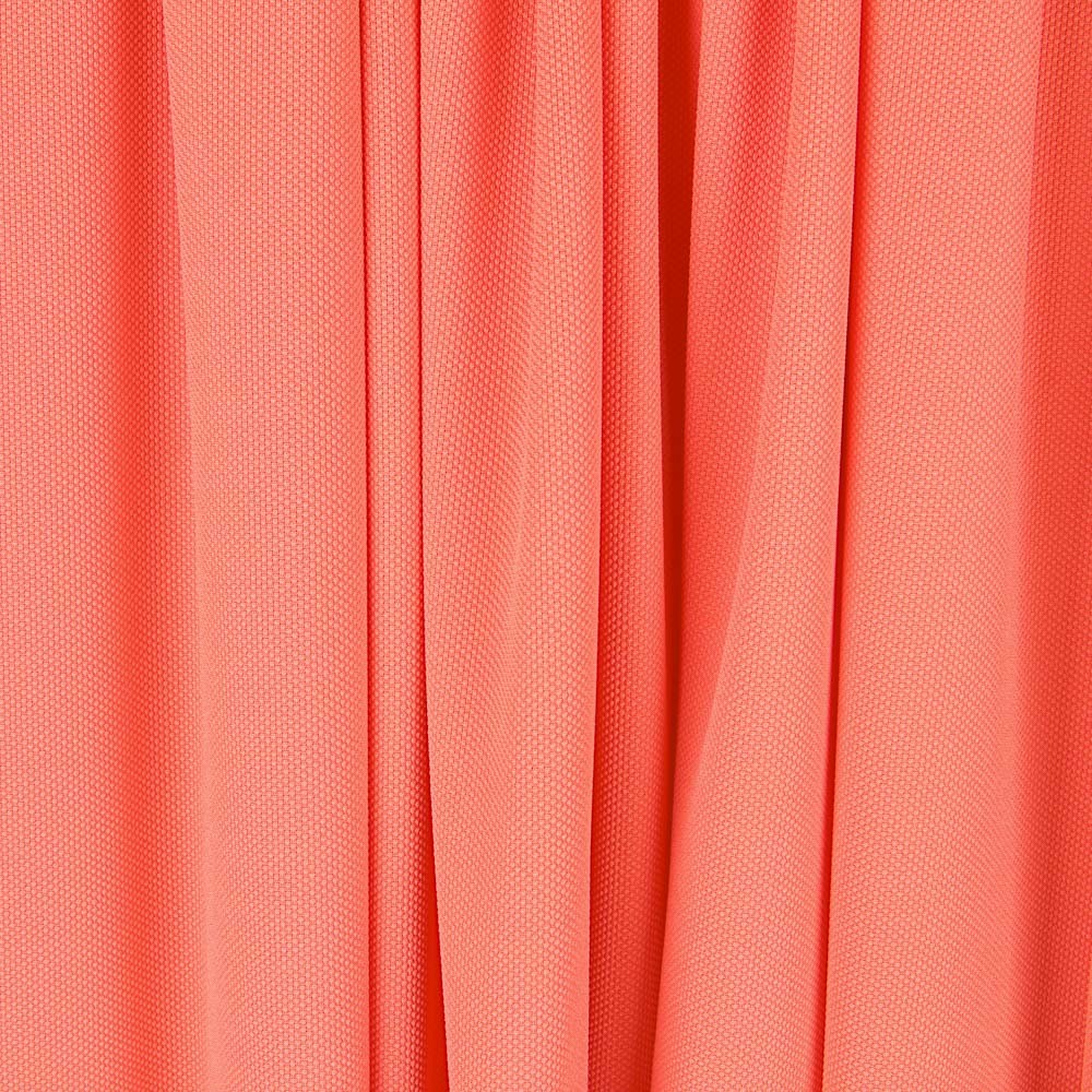 Korallenfarbenes Polyester-Piqué - Ribes y Casals