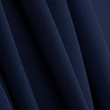 Feines Polyester-Piqué Marineblau - Ribes y Casals