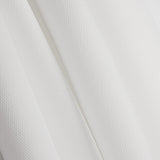 Feines Polyester Piqué Weiß - Ribes y Casals