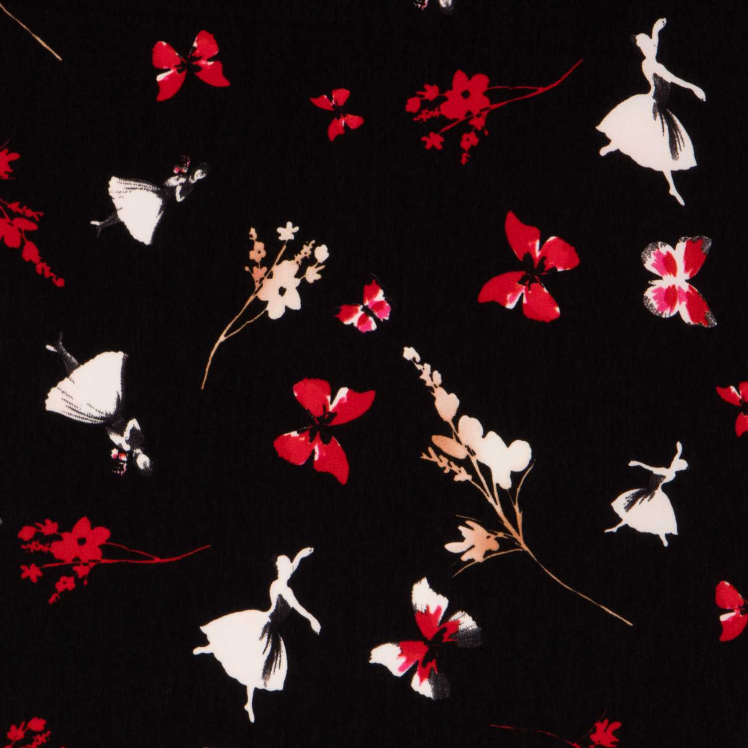 Schwarzer Schmetterling flach - Ribes y Casals