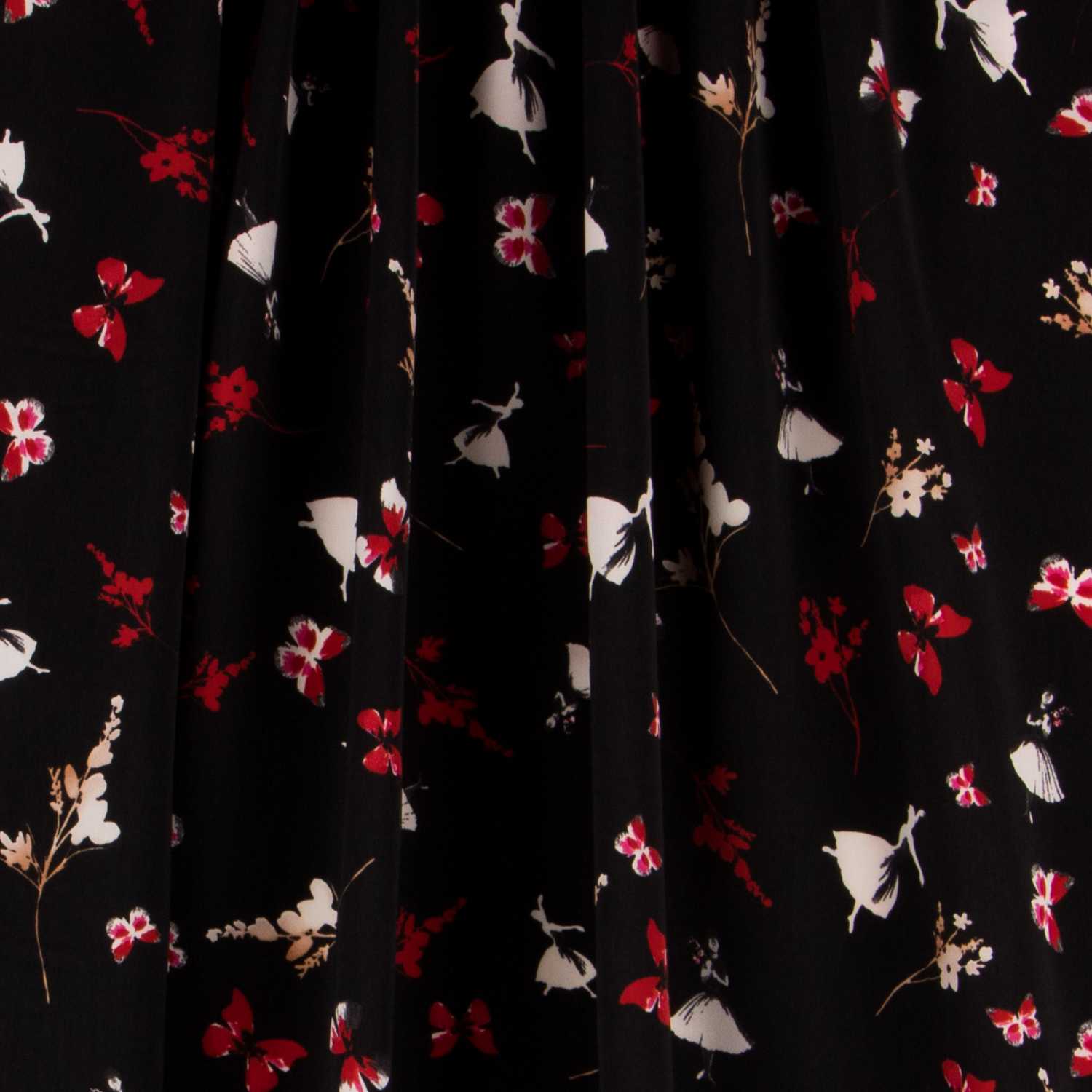 Schwarzer Schmetterling flach - Ribes y Casals