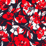 Flaches Polyester Tropisch Rot - Ribes y Casals