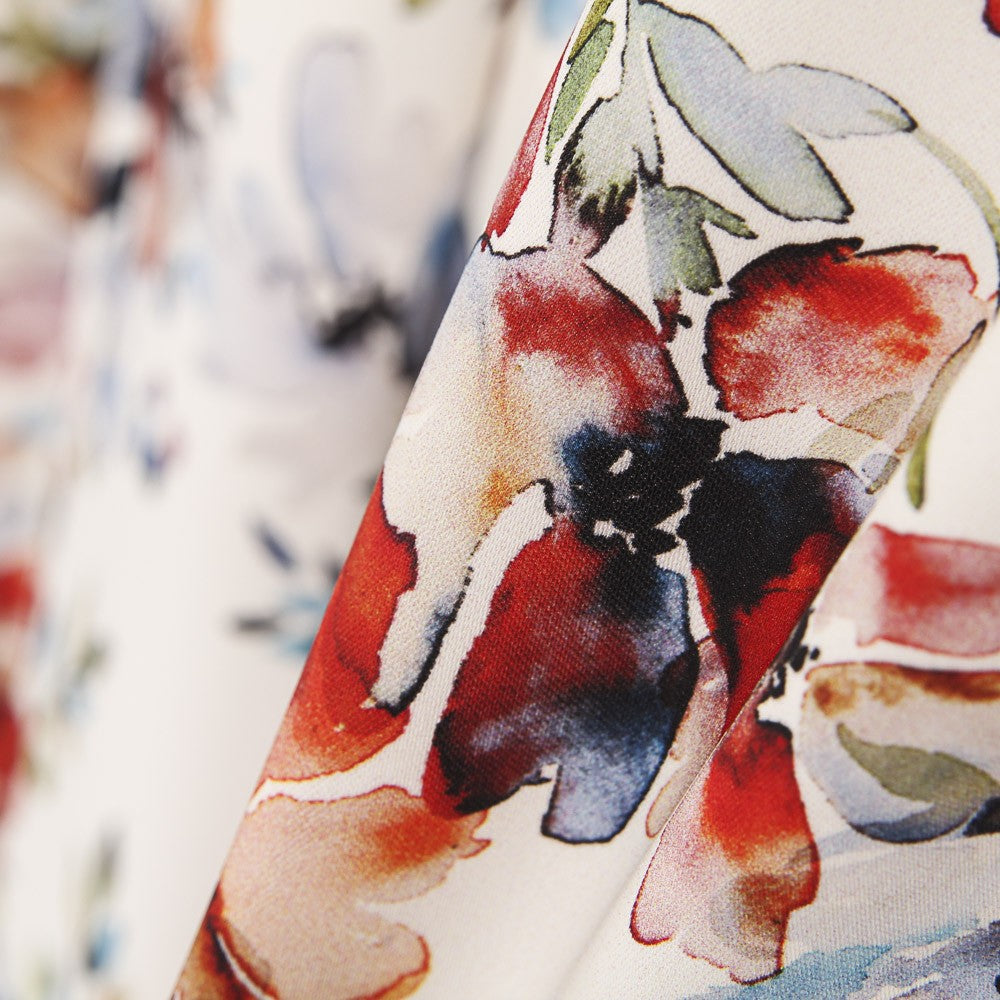 Flach Spandex Floral Raw - Ribes y Casals