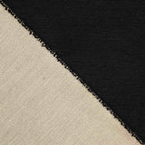 Flacher doppelseitiger Jacquard Schwarz - Ribes y Casals