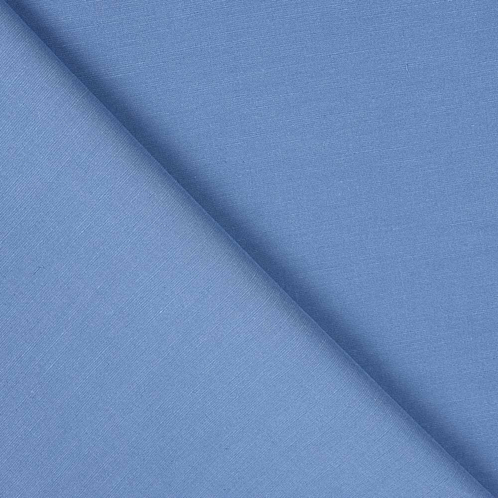 Flaches Leinen Viskose Blau - Ribes y Casals