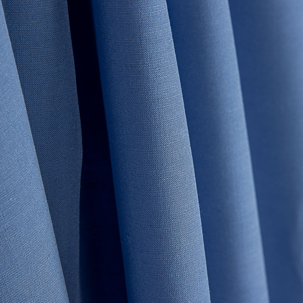 Flaches Leinen Viskose Blau - Ribes y Casals