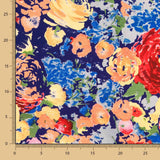 Flach Polyester Polyester Floral Vivid - Ribes y Casals