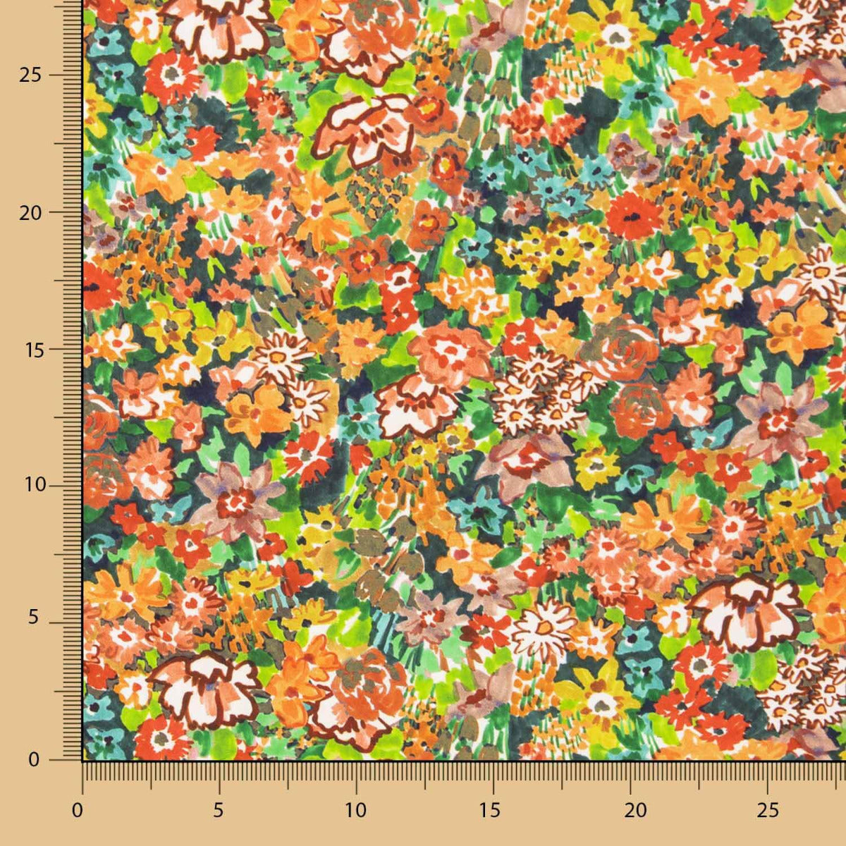 Flache Polyester Blumen Malerei - Ribes y Casals