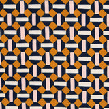 Flaches Polyester Geometrisch Rosa - Ribes y Casals