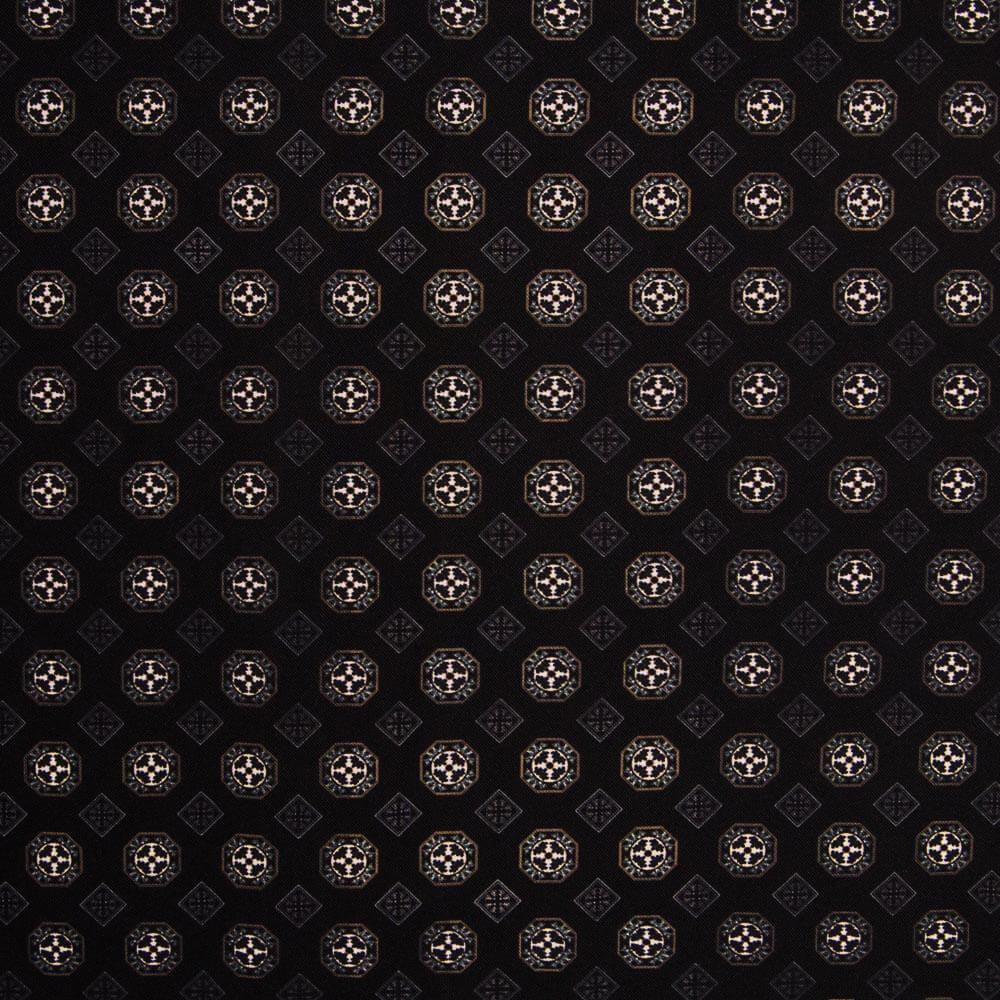 Flaches Polyester Geometrisch Schwarz - Ribes y Casals