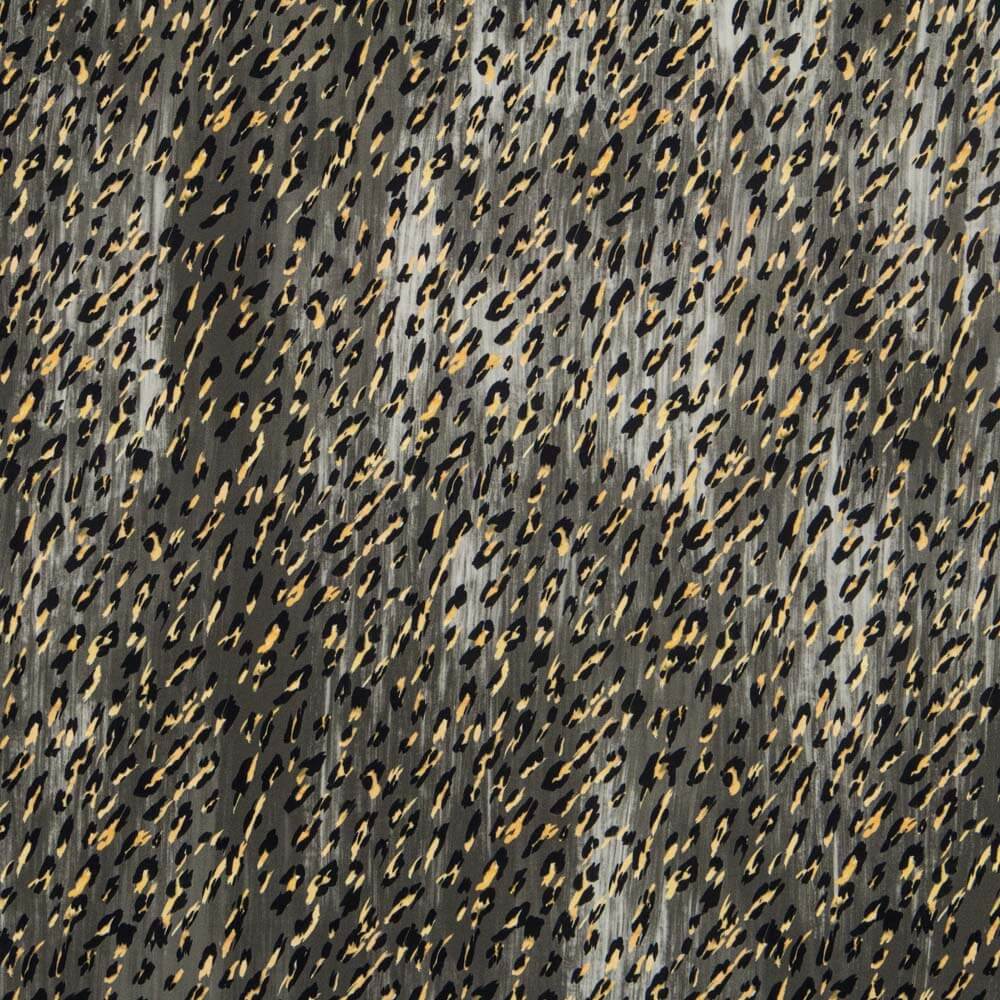 Flaches Polyester Leopard Grau - Ribes y Casals