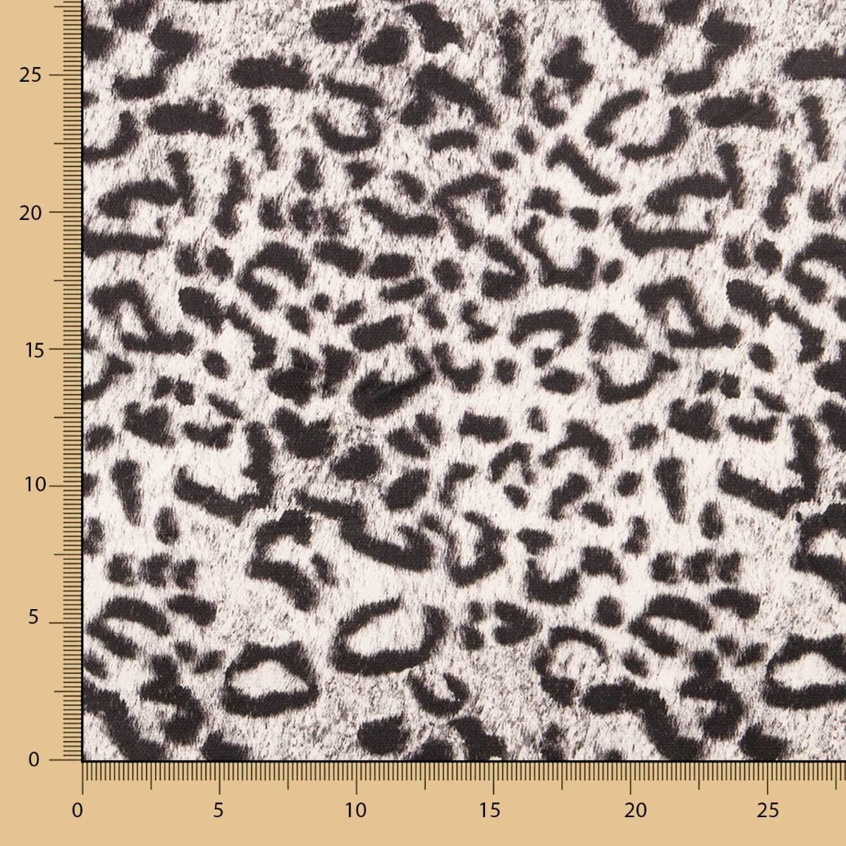 Satin Polyester Leopard Grau - Ribes y Casals