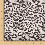 Satin Polyester Leopard Grau - Ribes y Casals