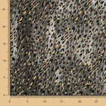 Flaches Polyester Leopard Grau - Ribes y Casals