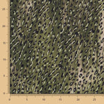 Flaches Polyester Leopard Grün - Ribes y Casals